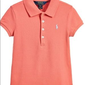 Coral Polo by Ralph Lauren with Blue Pony